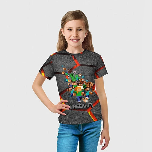 Детская футболка MINECRAFT МАНКРАФТ / 3D-принт – фото 5