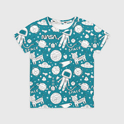 Футболка детская NASA, цвет: 3D-принт