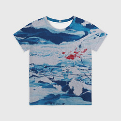 Футболка детская Холодная абстракция, цвет: 3D-принт