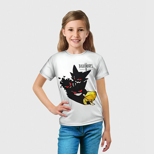 Детская футболка Little Nightmares 2 тень / 3D-принт – фото 5