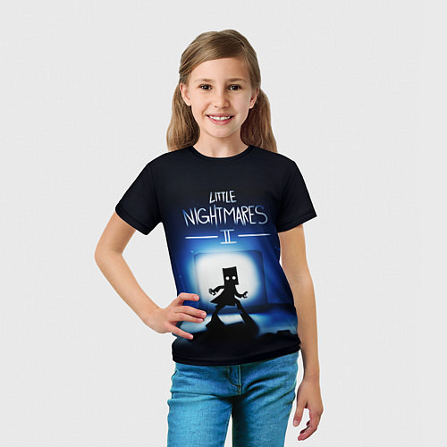 Детская футболка Little Nightmares 2 МОНО / 3D-принт – фото 5
