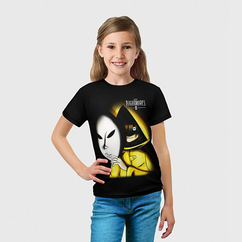 Детская футболка Little Nightmares 2 MASK / 3D-принт – фото 5