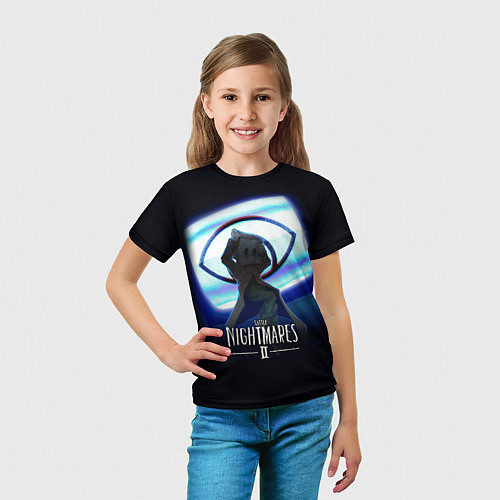 Детская футболка Little Nightmares 2 MONO / 3D-принт – фото 5