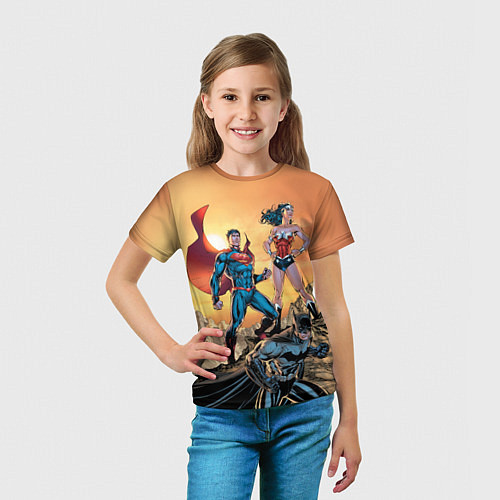 Детская футболка Лига Справедливости / 3D-принт – фото 5