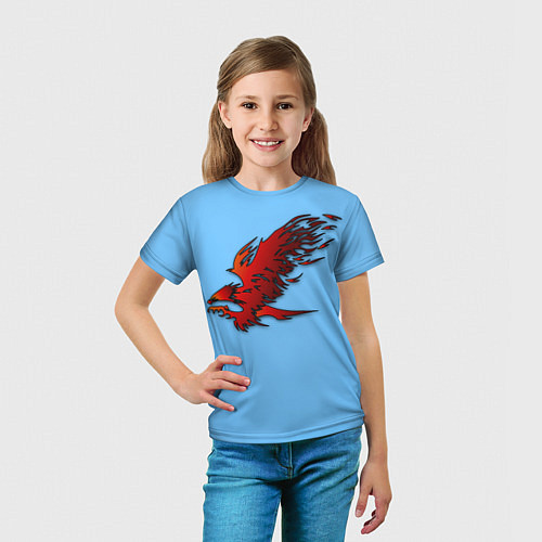 Детская футболка Орел / 3D-принт – фото 5