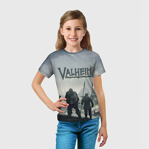 Детская футболка Valheim Валхейм / 3D-принт – фото 5