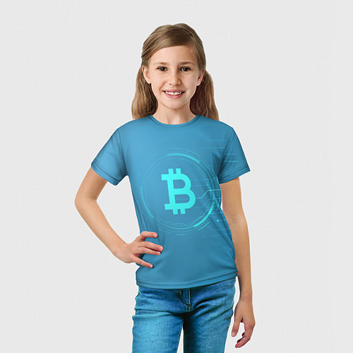 Детская футболка Bitcoin / 3D-принт – фото 5
