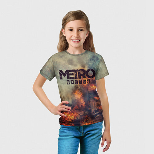Детская футболка Metro Exodus / 3D-принт – фото 5