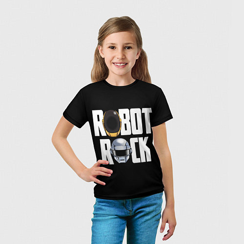 Детская футболка Robot Rock / 3D-принт – фото 5