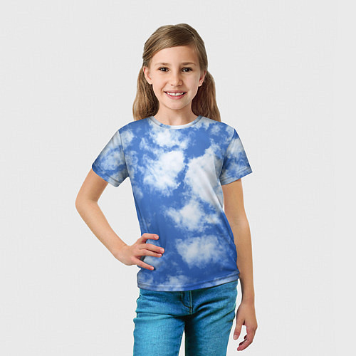 Детская футболка ОБЛАКА / 3D-принт – фото 5
