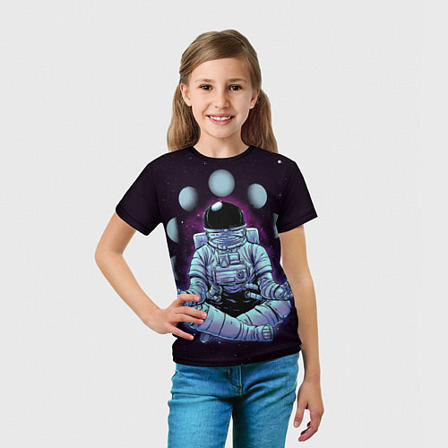 Детская футболка Космическое Расслабление / 3D-принт – фото 5