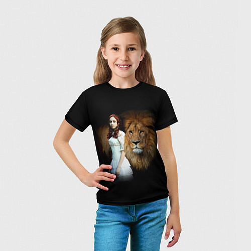 Детская футболка Львиная дружба / 3D-принт – фото 5