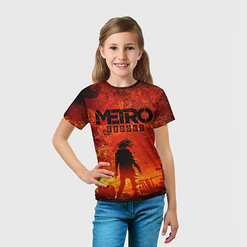 Детская футболка Metro Exodus / 3D-принт – фото 5