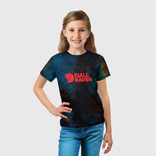 Детская футболка Fjall Raven Дизайнерская / 3D-принт – фото 5