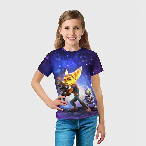 Детская футболка Ratchet & Clank game / 3D-принт – фото 5