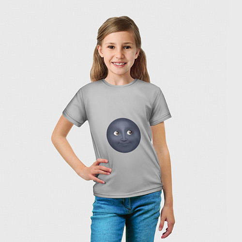 Детская футболка Темная луна / 3D-принт – фото 5