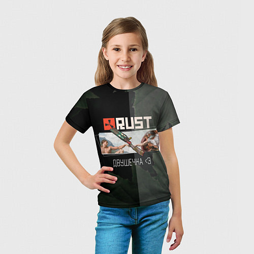 Детская футболка Rust Мамкин Рейдер Раст / 3D-принт – фото 5
