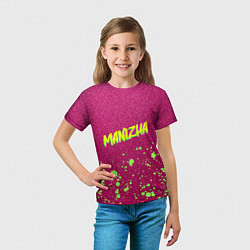 Футболка детская Манижа Manizha, цвет: 3D-принт — фото 2