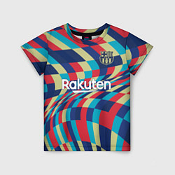 Футболка детская FC Barcelona La Liga Pre-Match 202122, цвет: 3D-принт