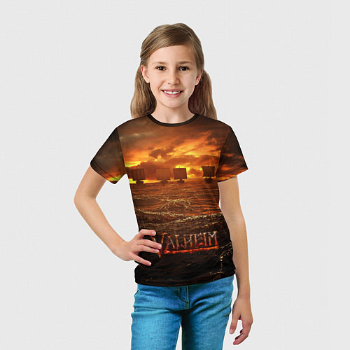Детская футболка Valheim Корабли / 3D-принт – фото 5