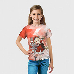Футболка детская GENSHIN IMPACT КЛИ, цвет: 3D-принт — фото 2