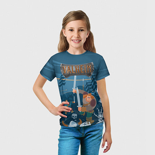 Детская футболка Valheim / 3D-принт – фото 5