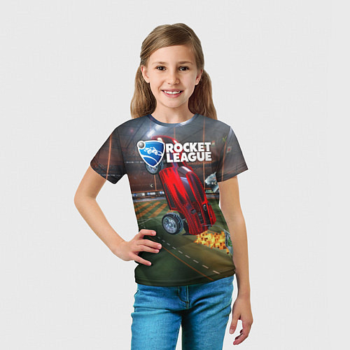 Детская футболка Rocket League / 3D-принт – фото 5