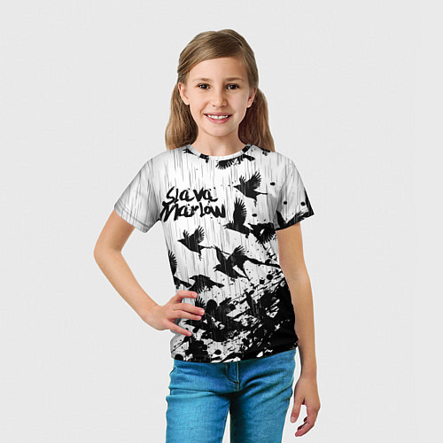 Детская футболка SLAVA MARLOW 7 / 3D-принт – фото 5