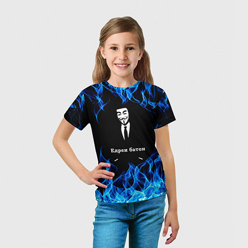 Детская футболка Анонимус $$$ / 3D-принт – фото 5