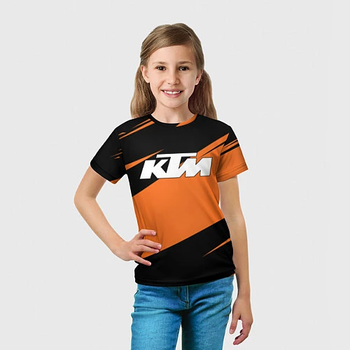 Детская футболка KTM КТМ / 3D-принт – фото 5