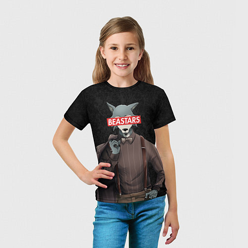 Детская футболка BEASTARS / 3D-принт – фото 5