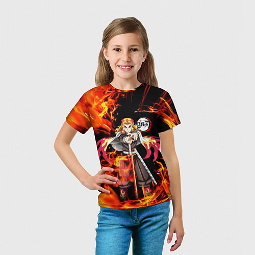 Детская футболка КЛИНОК РАССЕКАЮЩИЙ ДЕМОНОВ / 3D-принт – фото 5