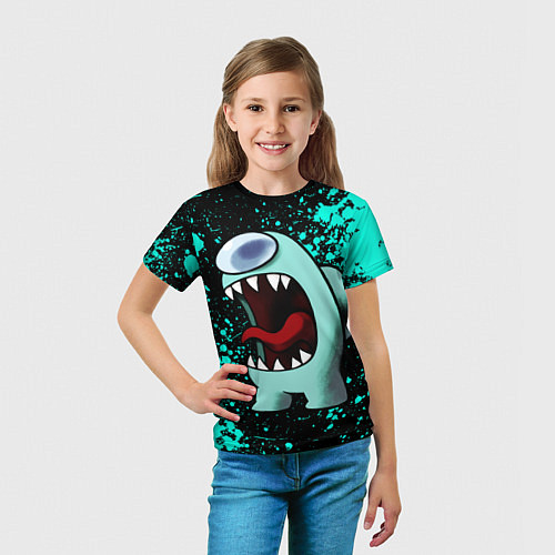 Детская футболка AMONG US АМОНГ АС / 3D-принт – фото 5