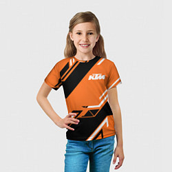 Футболка детская KTM КТМ SPORT, цвет: 3D-принт — фото 2