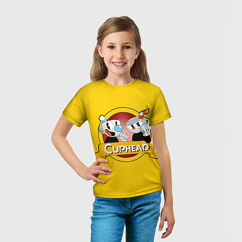 Детская футболка CUPHEAD КАПХЕД / 3D-принт – фото 5
