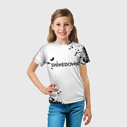 Футболка детская Shinedown, цвет: 3D-принт — фото 2