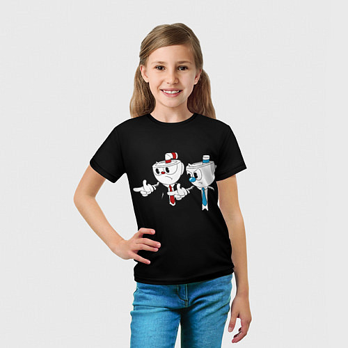 Детская футболка CUPHEAD PULP FICTION / 3D-принт – фото 5