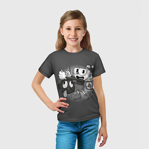 Детская футболка CUPHEAD / 3D-принт – фото 5