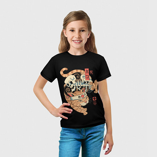 Детская футболка Cat of Death / 3D-принт – фото 5