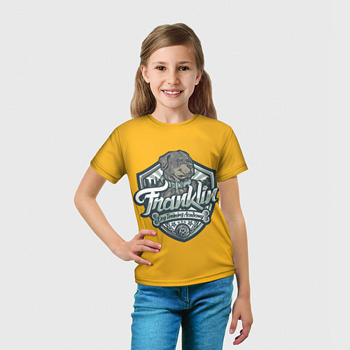 Детская футболка Franklin Academy / 3D-принт – фото 5