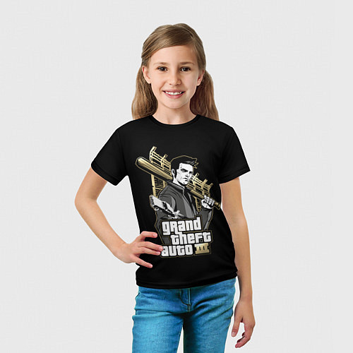 Детская футболка Клод GTA 3 / 3D-принт – фото 5