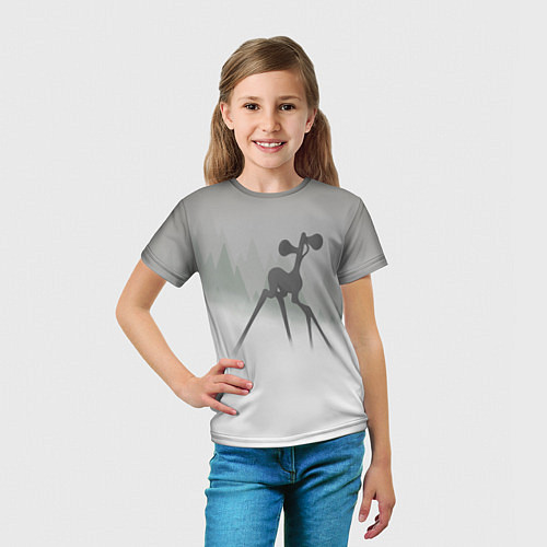 Детская футболка Сиренеголовый олень / 3D-принт – фото 5