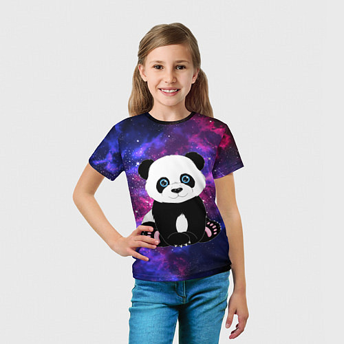 Детская футболка Space Panda / 3D-принт – фото 5