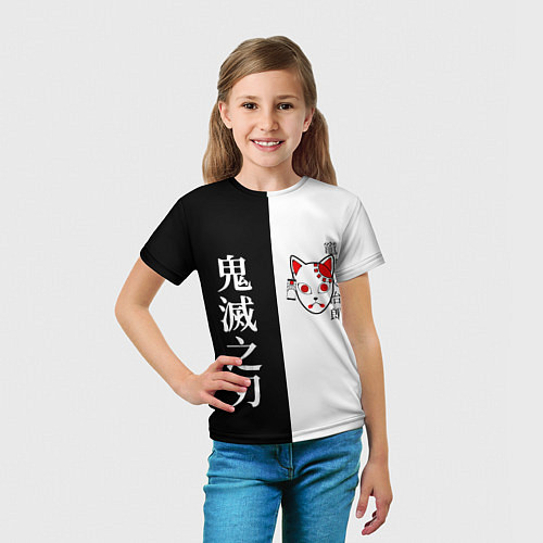 Детская футболка МАСКА ТАНДЖИРО TANJIRO MASK / 3D-принт – фото 5