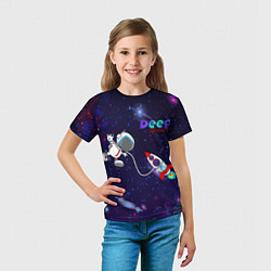 Футболка детская Deep Space Cartoon, цвет: 3D-принт — фото 2
