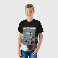 Футболка детская Daft punk modern, цвет: 3D-принт — фото 2