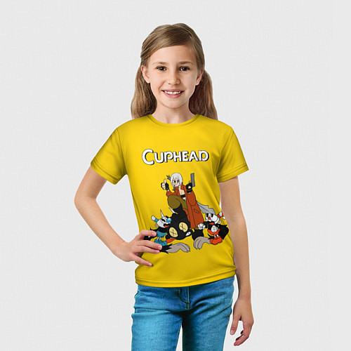 Детская футболка Cuphead x DMC / 3D-принт – фото 5