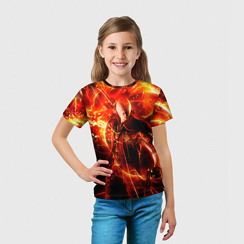Детская футболка Данте в огне / 3D-принт – фото 5