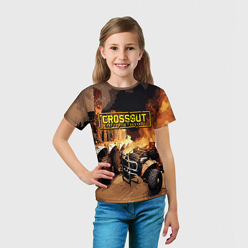 Детская футболка Crossout Online / 3D-принт – фото 5