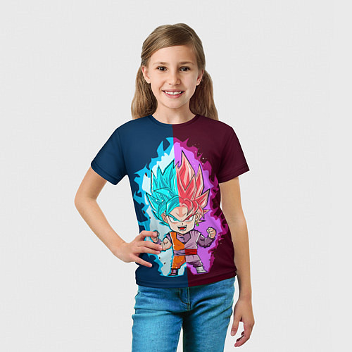 Детская футболка Vegeta power / 3D-принт – фото 5